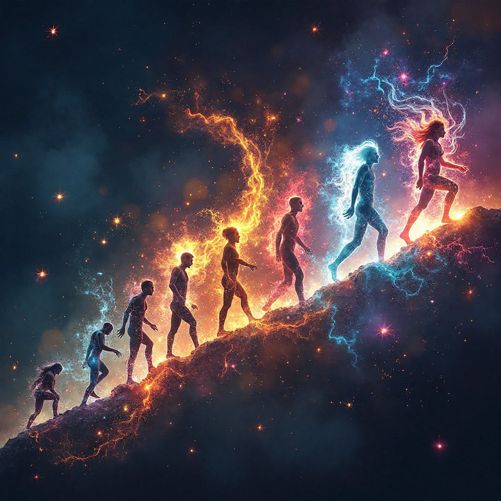 Visualization of magical evolution through the ages